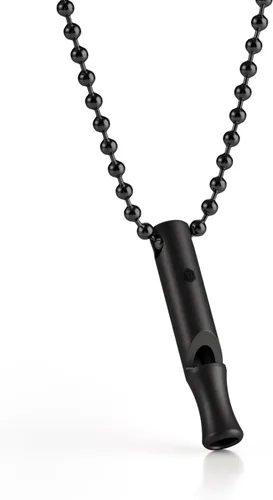 Vista 13 de KeyUnity Silbato de emergencia de titanio con cordón de metal, 120 dB+, silbato de supervivencia al aire libre de una pieza, ultraligero, a prueba