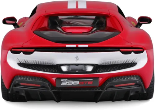 Vista 5 de Maisto 1:18 Race & Play Ferrari 296 GTB Assetto Fiorano Rojo