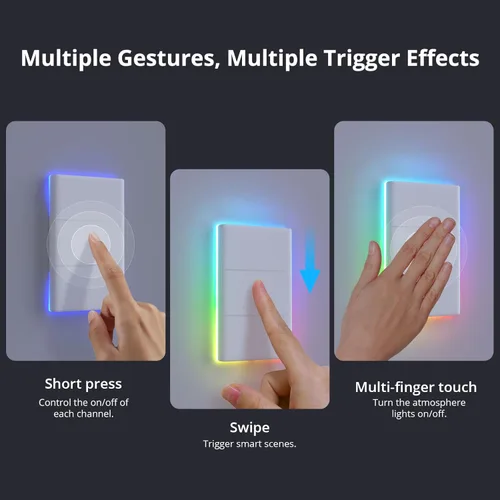 Vista 7 de SONOFF Interruptor de Luz Inteligente, WiFi 2.4GHz Interruptor Inteligente, Cable Neutro Requerido, Control de Voz con Alexa y Google Home, Botón