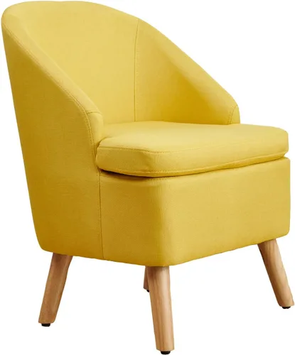 Vista 11 de Lindas sillas tapizadas de color rosa sucio con estilo barril, cómoda silla lateral redonda para sala de estar, dormitorio, espacios pequeños Rosa