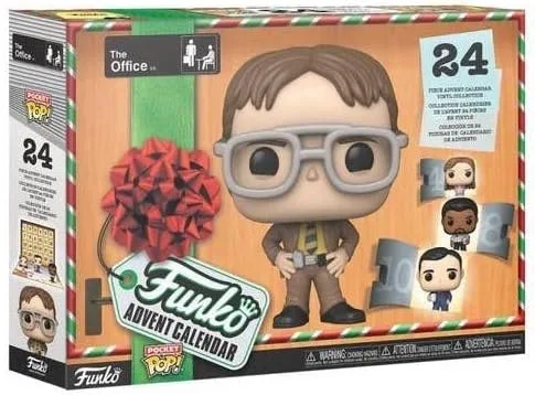 Vista 3 de Funko Pop! Calendario de Adviento: The Office - Michael Scott - 24 Días de Sorpresas - Mini Figuras de Vinilo Coleccionables - Caja Misterio - Idea