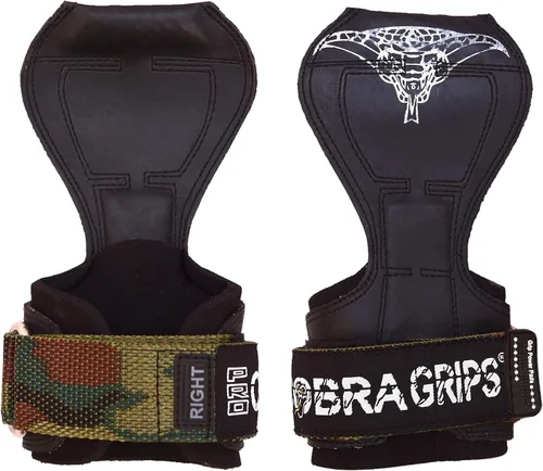 Vista 11 de Cobra Grips PRO Weight Lifting Gloves Heavy Duty Straps Alternative with Power Lifting Hooks Padded Wrist Support for Deadlifts & Bodybuilding