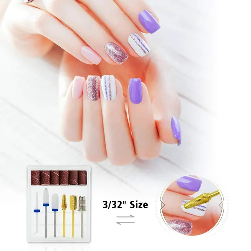 Vista 7 de AZ GOGO - Taladro de uñas profesional con brocas de cerámica