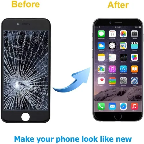Vista 6 de QTlier Reemplazo de pantalla para iPhone 7 Plus, pantalla LCD y digitalizador de pantalla táctil, montaje de marco de repuesto con kit