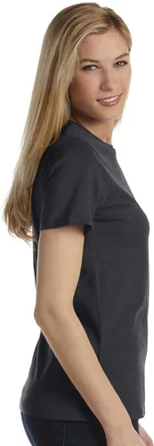 Vista 4 de Bella + Canvas Missy 's Relaxed Jersey de manga corta playera (b6400) clásico Negro