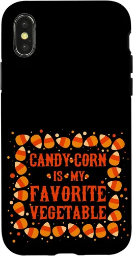 Vista 4 de iPhone 14 Candy Corn Is My Favorite Vegetable Fun Fall Halloween Pun Case