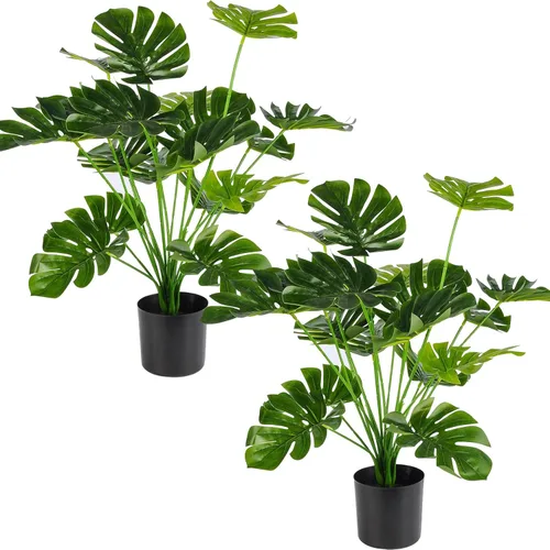 Vista 8 de Toopify Plantas falsas grandes, plantas artificiales altas para el hogar, oficina, sala de estar, decoración