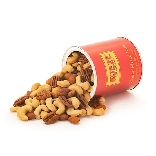 Vista 2 de Koeze Nueces mixtas clásicas - 14 oz. Lata de regalo