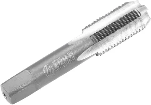 Vista 8 de uxcell Grifo de mano métrico M12 rosca 1.25 paso 4 flautas rectas H2 herramienta de aleación de acero inferior y tornillo cónico juego de roscas