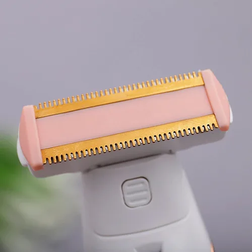 Vista 8 de LinMei Cabezal de repuesto compatible con acabado táctil Flawless Body Recargable afeitadora y recortadora con 2 cepillos de limpieza