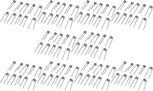 EX ELECTRONIX EXPRESS Paquete de 100 cables de bobina Clapton preconstruidos para proyectos de bricolaje (empaquetados en 10 tarros de plástico con