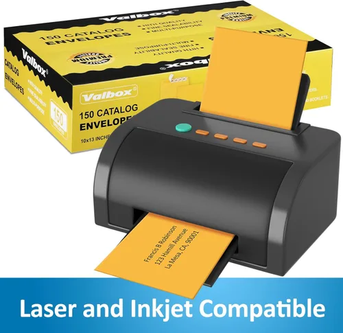 Vista 4 de ValBox Sobres de catálogo autoadhesivos de 10 x 13 pulgadas, 150 paquetes de sobres grandes de papel kraft marrón con solapa para despegar y sellar
