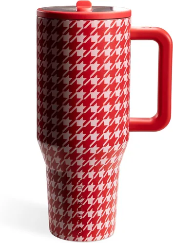 Vista 14 de HydroJug Traveler - Botella de agua de 40 onzas con asa y popote abatible, cabe en el soporte para tazas, vaso resistente a fugas, reutilizable