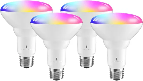 Vista 7 de THIRDREALITY Bombilla de color inteligente ZB3, requiere hub Zigbee, 650 lúmenes, luz inundante BR30/E26, RGB color completo, certificada ETL/FCC