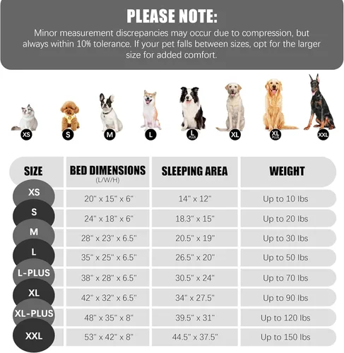 Vista 6 de Spotted Play Cama ortopédica para perros con lados - Sofás para perros pequeños, sofá de espuma de apoyo para mascotas con funda extraíble