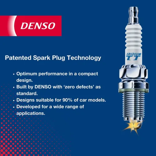 Vista 4 de Denso (4703) IKH16TT Bujía de encendido Iridium TT (1 unidad)