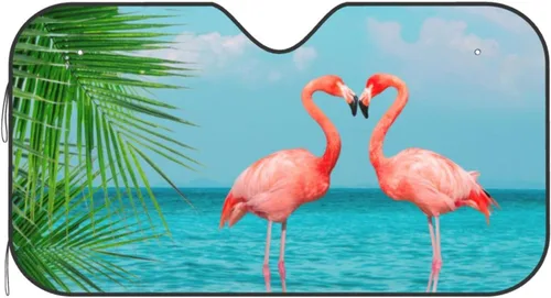 Vista 12 de Parasol plegable para parabrisas de automóvil de playa, visera solar para ventana delantera, cubierta de protección solar para automóvil, camión, 2