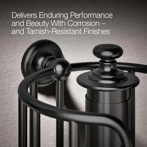 Vista 5 de Kohler 72576-BL K-72576-BL Artifacts - Carro de pañuelos, negro mate