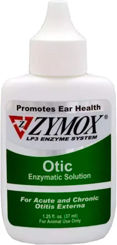 PET KING BRANDS Zymox - Solución enzimática ótica para perros y gatos para calmar las infecciones de oído sin hidrocortisona para aliviar la