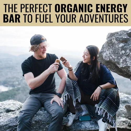 Vista 6 de Kate's Real Food Barras de granola orgánicas, chocolate con mantequilla de maní y leche (2.2 onzas, paquete de 12) barras energéticas orgánicas