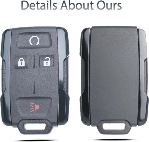 Vista 5 de Key Fob Shell Case Replacement Fits for Chevrolet Colorado Chevy Silverado GMC Canyon Sierra 2014 2015 2016 2017 2018-2021 Keyless Entry Remote