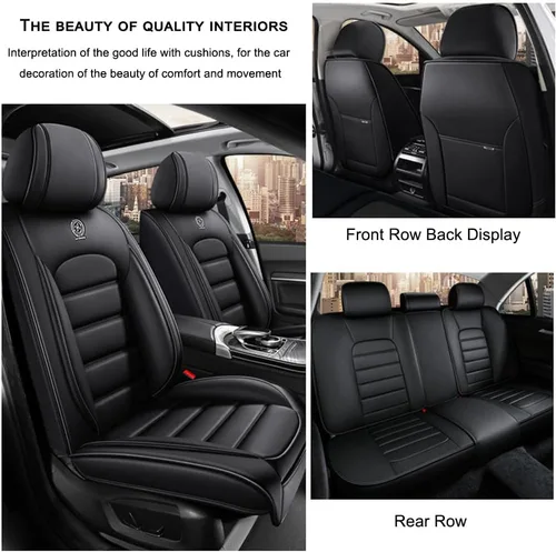 Vista 14 de 5 fundas de asiento para Lexus is 250C 2010-2015, fundas de asiento de automóvil de cuero, impermeables, antideslizantes, fundas de asiento