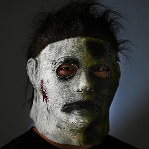 Vista 3 de YU FENG Máscara de disfraz para Halloween, mascarada, cosplay, fiesta divertida