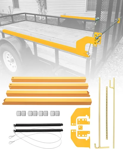 Vista 11 de Kit de reemplazo de rodillos de asistencia de elevación de remolque, compatible con kit de asistencia de elevación de portón trasero de remolque