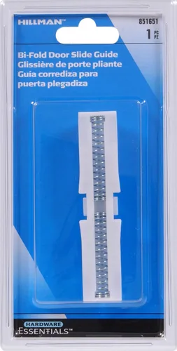 Vista 2 de Hardware Essentials Guía de puerta corredera biplegable, guía superior para puertas de armario plegables y puertas plegables, accesorios de repuesto