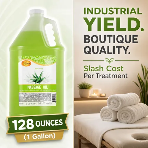 Vista 9 de SPA REDI Aceite de masaje profesional, hidratación profunda, 128 oz