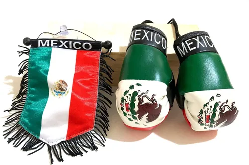 Vista 6 de Bandera de México para coches Bandera de México Calidad Banderas de México Pegatinas al vidrio Rápido y fácil