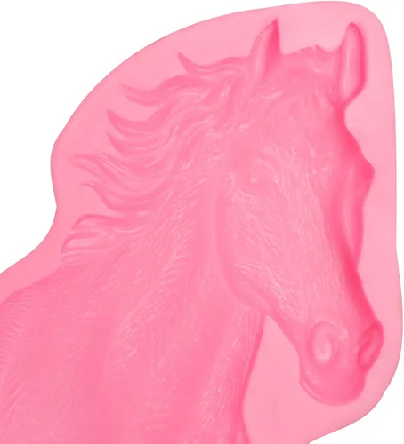 Vista 8 de Moldes de silicona para fondant de herradura y caballo, hacha de espada, molde para hornear chocolate para decoración de pasteles, decoración