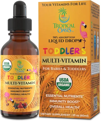 Vista 9 de Gotas líquidas USDA orgánicas de vitamina D3 K2 Suplemento de vitamina D3 K2 para niños y niños pequeños de 1 año en adelante Suplemento