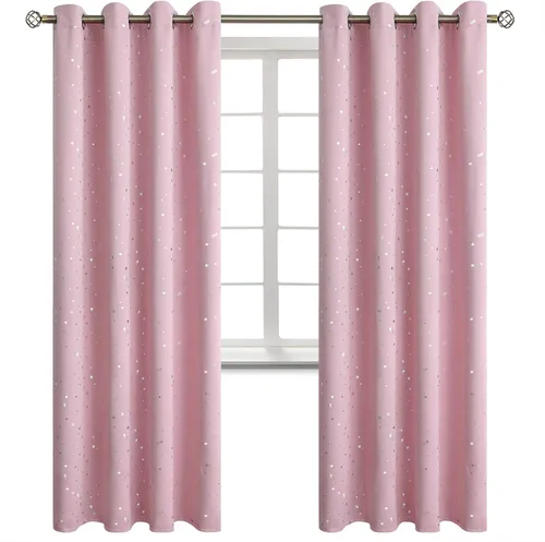 Vista 203 de BGment Cortinas cortas para ventanas, cortinas opacas pequeñas de 45 pulgadas para dormitorio, cortinas de oscurecimiento de habitación