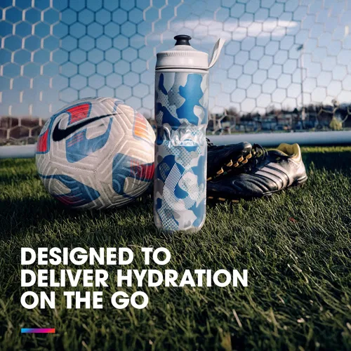 Vista 2 de HydraPak Botella Polar - Botella deportiva de agua aislada Polar - sin BPA, botella deportiva y para bicicleta con asa