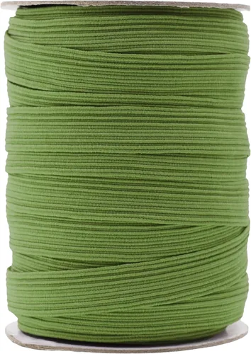 Vista 137 de Mandala Crafts Rollo de bandas elásticas beige de 0.472 in y 20 yardas para costura, 1/2 cordón elástico plano, correas elásticas trenzadas de 1 2