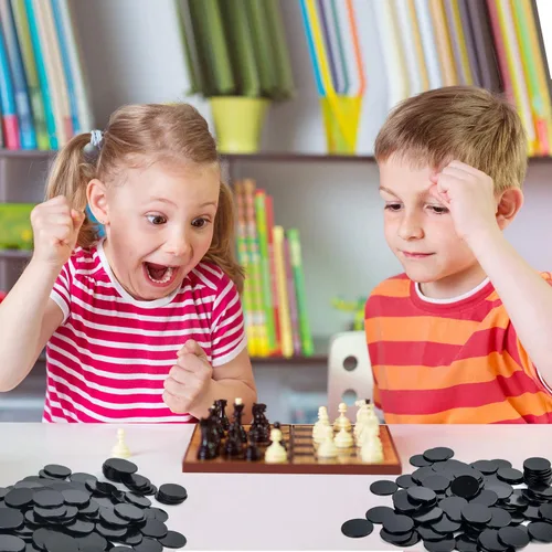 Vista 6 de Coopay 300 discos de plástico para contadores de aprendizaje, discos de conteo de fichas de bingo para práctica de matemáticas y fichas de póquer, 1