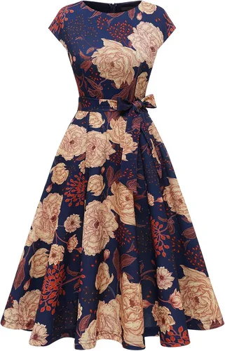 Vista 2 de Dresstells Vestidos de cóctel para mujer, formal, modesto, para invitadas de boda, graduación y dama de honor