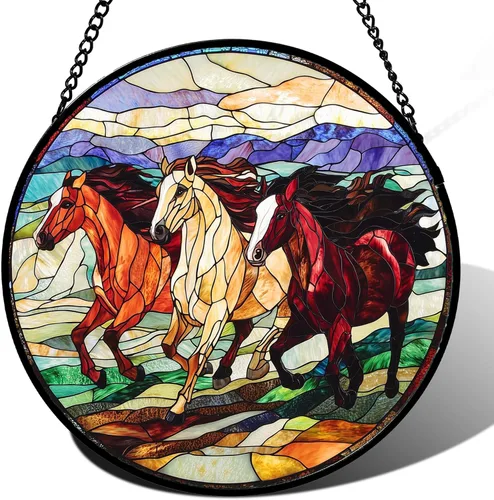 Vista 22 de Atrapasoles de Vidrio Manchado para Colgar en Ventana, Elefante Colorido para Capturar el Sol para Puerta, Decoración del Hogar, Atrapasoles