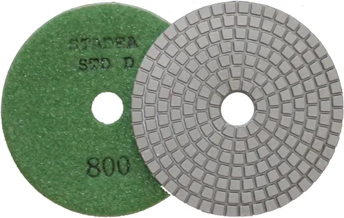 Vista 6 de STADEA Juego de almohadillas de pulido de diamante de 4 "para granito, hormigón, mármol, piedra, molinillo húmedo, pulidor