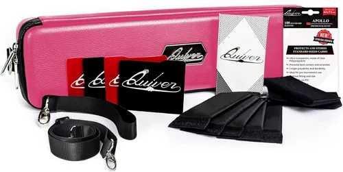 Vista 15 de Quiver Time Funda Negra para Cartas de Quiver - Estuche para Baraja de TCG, Bolsa para Cartas de Juego