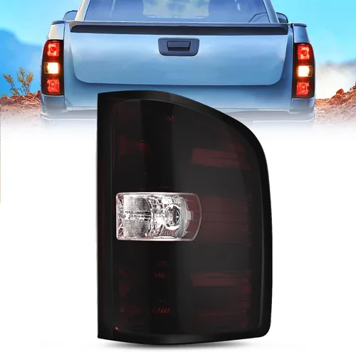 Vista 15 de Nilight Conjunto de faros para 2007 2008 2009 2010 2011 2012 2013 Silverado 1500 2007-2014 Silverado 2500HD 3500HD Faros de repuesto Carcasa negra