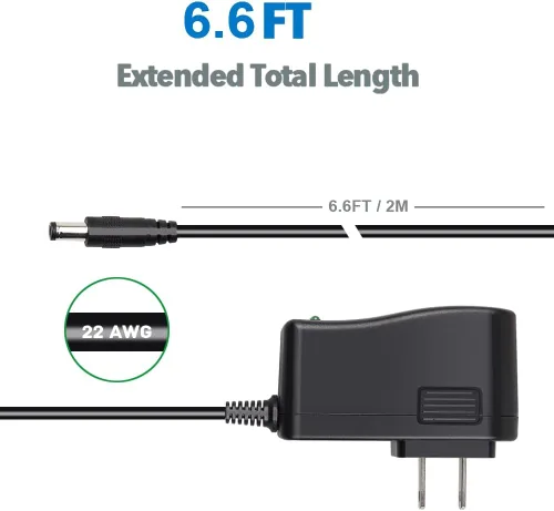 Vista 5 de Tbuymax Adaptador de CA/CC para bomba Medela de 9 voltios en estilo avanzado - Adaptador de corriente de repuesto con certificación UL para modelos