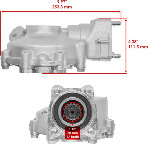 Vista 3 de Caltric Diferencial trasero completo compatible con Honda Trx300 Fourtrax 300 2X4 1996 1997 1998 1999 2000