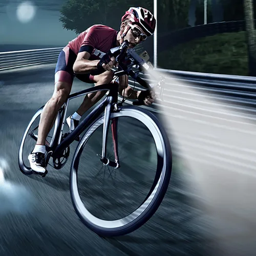 Vista 6 de Redcomets Luz de bicicleta de 10000 mAh, extensor de manillar de bicicleta, accesorios de scooter eléctrico, faros de bicicleta de aleación