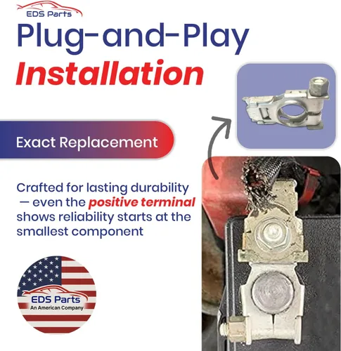 Vista 4 de EDS Nuevo OEM 9098205054 90982-05054 Terminal positivo de batería con tuerca (1 paquete)