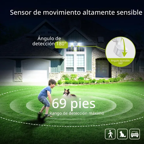 Vista 5 de Philips - Luz de seguridad LED de 44 W y 4200 lm para exteriores con sensor de movimiento PIR, luz de inundación de 5000 K, resistente al agua