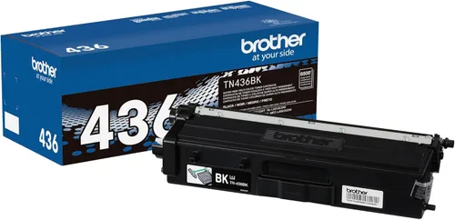 Brother TN436BK. Tóner de súper alto rendimiento, color negro - Empaquetado al por menor