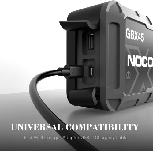 Vista 6 de Cargador de 5 V compatible con NOCO Boost X GBX45 GBX55 GBX75 GBX155 Sport Battery Jump Starter Cable de alimentación de arranque, adaptador AC/DC