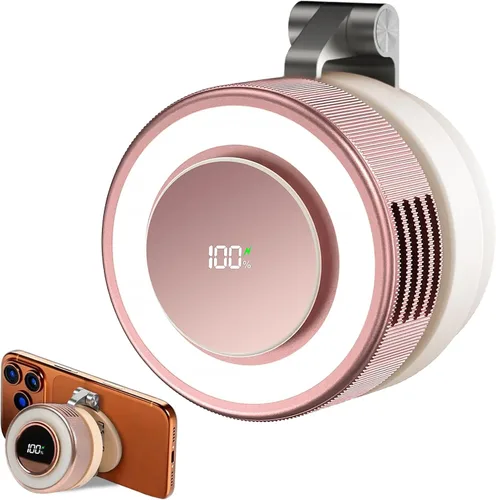 Vista 23 de Ventilador portátil con clip, ventilador personal mini ventilador Paquete de 1 (A-naranja)